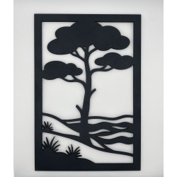 Panneau – Pin maritime & paysage côtier