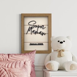 Cadre personnalisé Super Maman