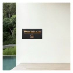 Panneau de maison personnalisé