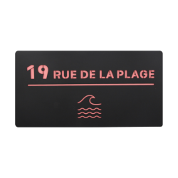 Panneau de maison personnalisé