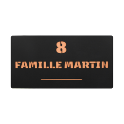 Panneau de maison personnalisé