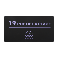 Panneau de maison personnalisé