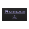 Panneau de maison personnalisé