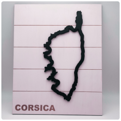 Cadre corse - CORSICA - carte