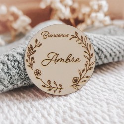 Panneau de naissance  - Fleurs