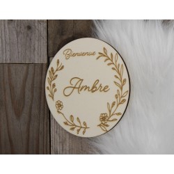 Panneau de naissance  - Fleurs