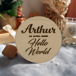Panneau de naissance - Hello World